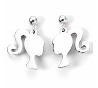 Barbie boucles d´oreilles Stud Silhouette (argent sterling)