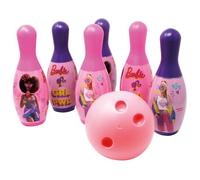 ODS- Set Bowling con 6 Birilli e Palla in plastica, Colore Rosa, Medium, 44891