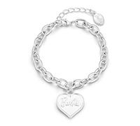 Barbie Bracciale Chunky Heart, Argento