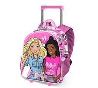 Barbie Brave-Zainetto 3D con Ruote Piccolo, Rosa, 26 x 34 cm, Capacità 12,5 L