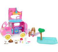 Barbie BRB CHEL Ndv, Chelsea Veicolo 2 in 1 Camper Giocattolo, Colore Multicolo
