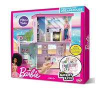 Barbie by Bladez Toyz Crea la tua casa dei sogni, casa delle bambole Barbie personalizzabile con adesivi e mobili riutilizzabili, giocattolo Barbie sostenibile, accessori e regali perfetti per le fan