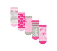 Barbie Calzini Stella con Logo a Righe Set Ragazze Misura Confezione 5 (NS8729)