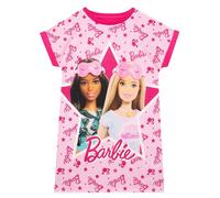 Barbie Camicia Notte Camicia da Notte Bambina | Manica Corta Pigiama Ragazza | Fashionista Pigiama Bambina | Rosa | 8-9 Anni
