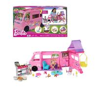 Barbie Dream Camper Playset with Roof Tent, Swing Chair, Fishing Pond, BBQ Grill
