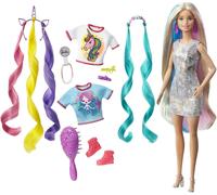 BARBIE CAPELLI FANTASIA Bambola 30cm Playset Mattel GHN04