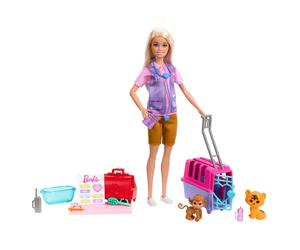 Barbie Careers Doll & Accessories, Animal Rescue & Recovery Playset with Blonde