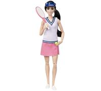 Barbie Careers Fashion Doll & Accessories, Made to Move Tennis Player Wearing Re