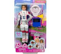 Barbie Carriere Astronauta bambola con tuta e stivali spaziali e 10 accessori 3+