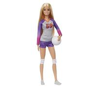 Barbie Carriere - Barbie Pallavolista, bambola snodata con divisa sportiva, pall