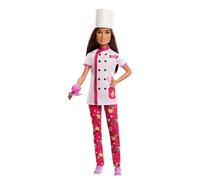 Barbie Carriere - Barbie Pasticcera, bambola con accessori cappello da pasticcer