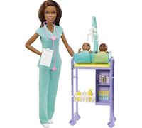 Barbie in Carriera Playset Pediatra con Bambola e Accessori Giocattolo 3 +