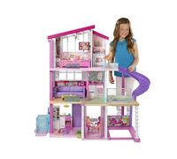 Barbie Casa dei Sogni, Casa a 3 Piani con 8 Stanze, Ascensore e Piscina con Scivolo, Oltre 60 Accessori, Regalo per Bambini da 3 a 7 Anni, GNH53