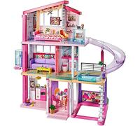 Barbie Casa dei Sogni per Bambole con 8 Stanze, Garage, Scivolo, Piscina, Ascensore e Accessori, per Bambini 3 + Anni, FHY73