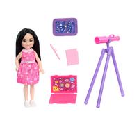 Barbie Chelsea Astronomer Doll & Accessories Set, Career-Themed Brunette Small D