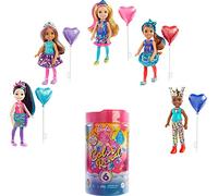 Barbie - Chelsea Color Reveal Bambola con Coriandoli e 6 Sorprese, GTT26