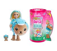 Barbie Chelsea Cutie Reveal - bambola a sorpresa in costume da animale orso...
