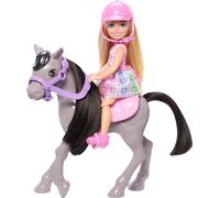 Barbie Chelsea Doll & Horse Toy Set, Includes Helmet Accessory & Saddle, Doll Be