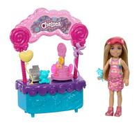 Barbie Chelsea Doll & Lollipop Stand Playset with Accessories, 10-Piece Toy Set