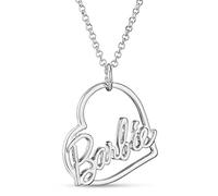 Barbie - Collana con cuore di script, Zinco