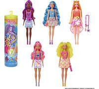 Barbie - Color Reveal con 7 sorprese, Serie Fluo con Stampa Tie-Dye ed Effetto Cambia Colore, Giocattolo e Regalo per Bambini 3+ Anni, HCC67