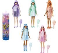Barbie Color Reveal con 7 sorprese, Serie Sole Pioggia con Nuvolette ed Effetto Cambia Colore, Regalo e Giocattolo per Bambini 3+ Anni, HCC57, modello casuale e assortito.