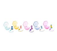 Barbie Color Reveal Cuccioli in Confezione a Forma di Diamante con 5 Sorprese, Giocattolo per Bambini 3+Anni, GTT10