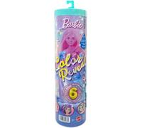 Barbie Mattel JFV58 Color Reveal Sirena, 3 sacchetti a sorpresa, 4 accessori, cambia colore, diversi modelli