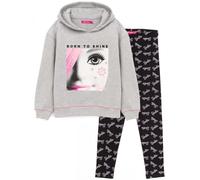 Barbie Completo Felpa con Cappuccio e Leggings Ragazze (NS6749)