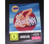 Barbie Con Margot Robbie Steelbook Limitato 4K UHD Blu Ray + Blu Ray Nuovo & OVP
