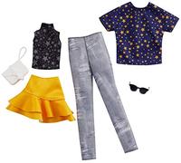 Barbie- Confezione Moda con 1 Outfit e 1 Accessorio Ciascuno Ken, Giocattolo per Bambini 3+Anni, GHX70