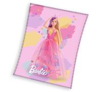 Barbie - Coperta in Pile 130x170 cm - Coral Pink - Morbida, Calda e Avvolgente!