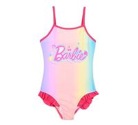 Barbie Costume da Bagno per Ragazze, Costume Intero, Costume da Bagno per Bambina, Taglie 4 a 10 Anni