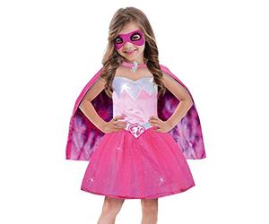 Barbie - Costume Super Principessa, per Bambine