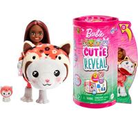 Barbie Cutie Reveal Gattino Come Rosso Panda Costume Chelsea Bambola Toy New Con