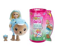 Barbie Cutie Reveal Orsacchiotto Come Delfino Costume-Themed Serie Chelsea Nuovo