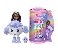 Barbie - Cutie Reveal Serie Pigiamini, bambola Chelsea con costume da barboncino di peluche, t-shirt e accessori, 6 sorprese cambia colore, giocattolo per bambini, 3+ anni, HKR20