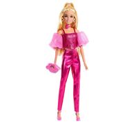 Mattel Deluxe Style im rosaen Metallic Outfit JFP40