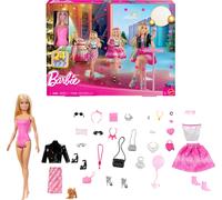 Barbie Doll Holiday Advent Calendar with 24 Clothing and Accessory Surprises Inc