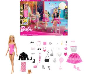 Barbie Doll Holiday Advent Calendar with 24 Clothing and Accessory Surprises Inc