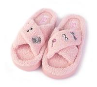 Barbie Donna Comodo x-Band & Open Toe Pelliccia Finta Memoria Schiuma Interno