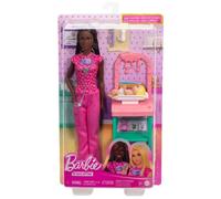 Barbie dottoressa pediatrica con capelli scuri