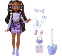 Barbie Dream Besties Weekend Getaway Brooklyn Doll and Accessories | Bambola alla moda rimovibile e 7 accessori a tema viaggio, età 3+