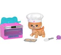Barbie Dream Squad Pet Puppy and Accessories with Chef Hat Puppy & Oven