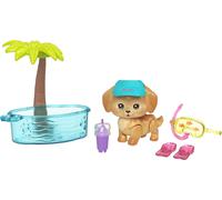 Barbie Dream Squad Pet Puppy Puppy & Palm Tree