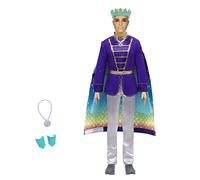 Barbie Dreamtopia -Bambola Ken Biondo 2in1 si Trasforma da Principe a Tritone, con 2 Outfit e Accessori, Giocattolo per Bambini 3+ Anni, GTF93