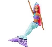 Barbie Dreamtopia Bambola Sirena con Capelli Rosa e Viola, Gocattolo per Bambini 3+ Anni, GJK09