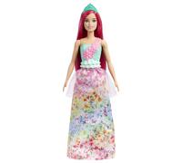 Barbie Dreamtopia Principessa Rosa Capelli Bambini Costume Bambola Con Tiara