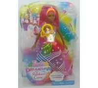 Barbie Dreamtopia Rainbow Cove Light Show Princess Bambola Nera