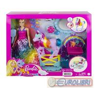 Barbie Dreamtopia Unicorn Pet Playset with Barbie Princess Doll, Gift for 3 to 7
